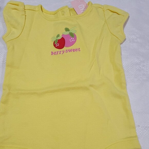 Gymboree Berry Sweet NWT 3-6 month Lot Blanket Bib Hat Bodysuits Pants Shorts - Picture 3 of 6